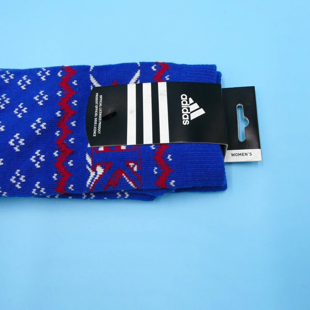 Kentucky Wildcats Crew‎ Socks Womens One Size Adidas Blue College Mid Y2K NCAA